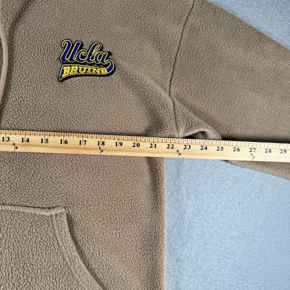 UCLA Bruins Sherpa Hoodie Sweatshirt Adult Small Brown Fleece Truth College NCAA - Picture 7 of 10
